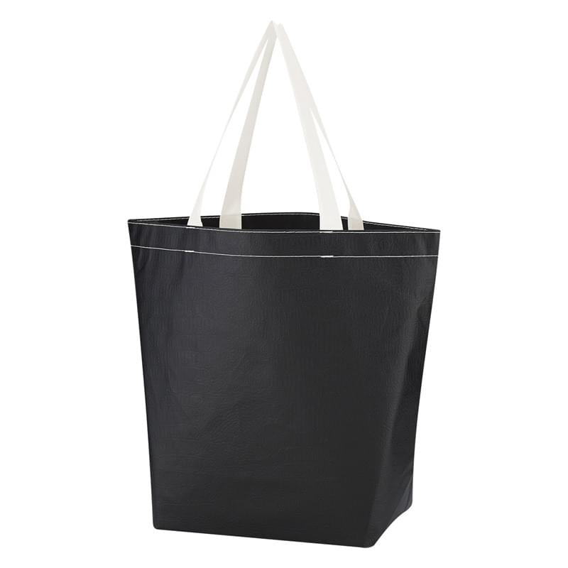 Non-Woven Leather-Look Tote Bag