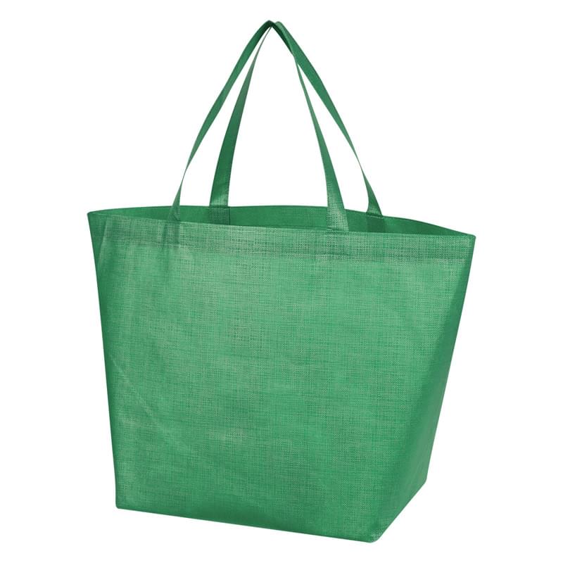 Non-Woven Crosshatched Tote Bag