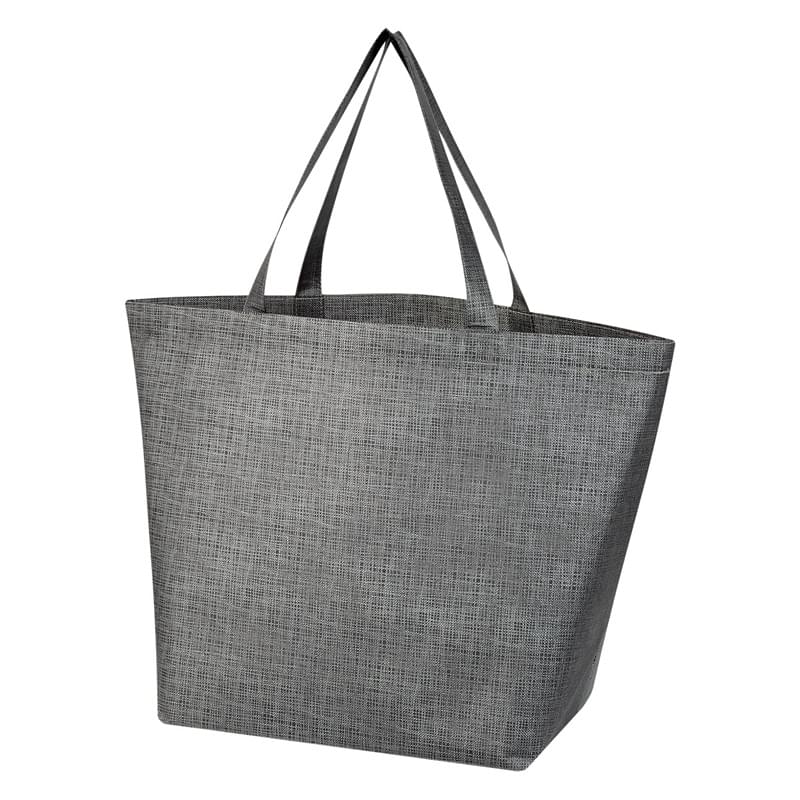 Non-Woven Crosshatched Tote Bag