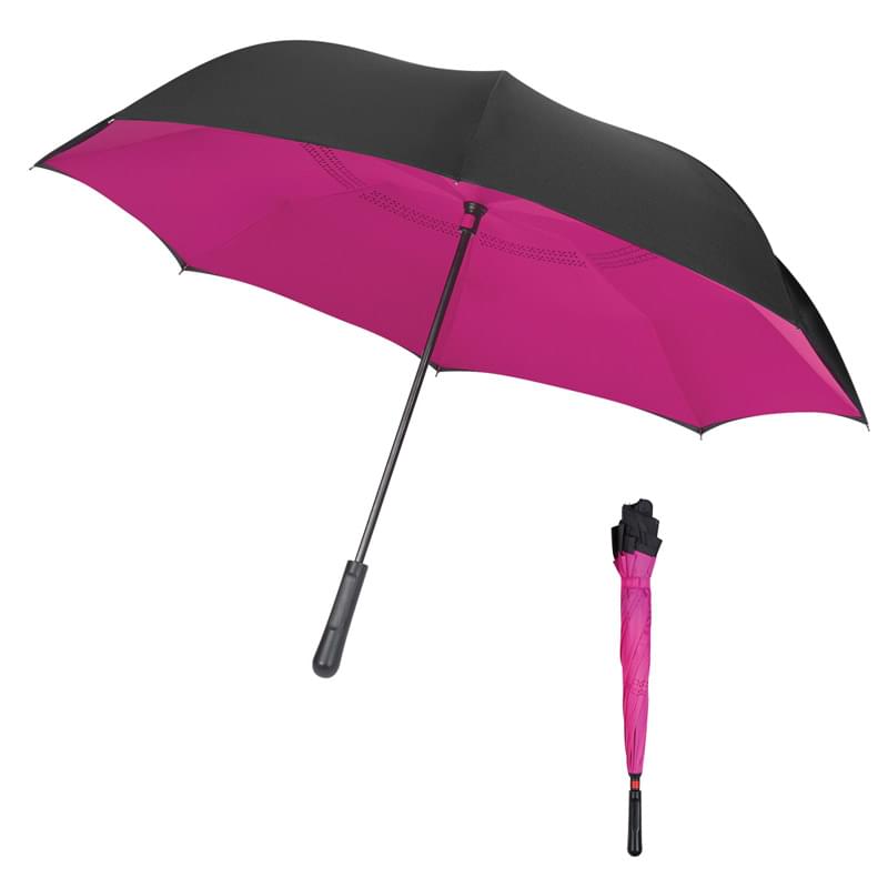 48" Arc Two-Tone Inversion Umbrella
