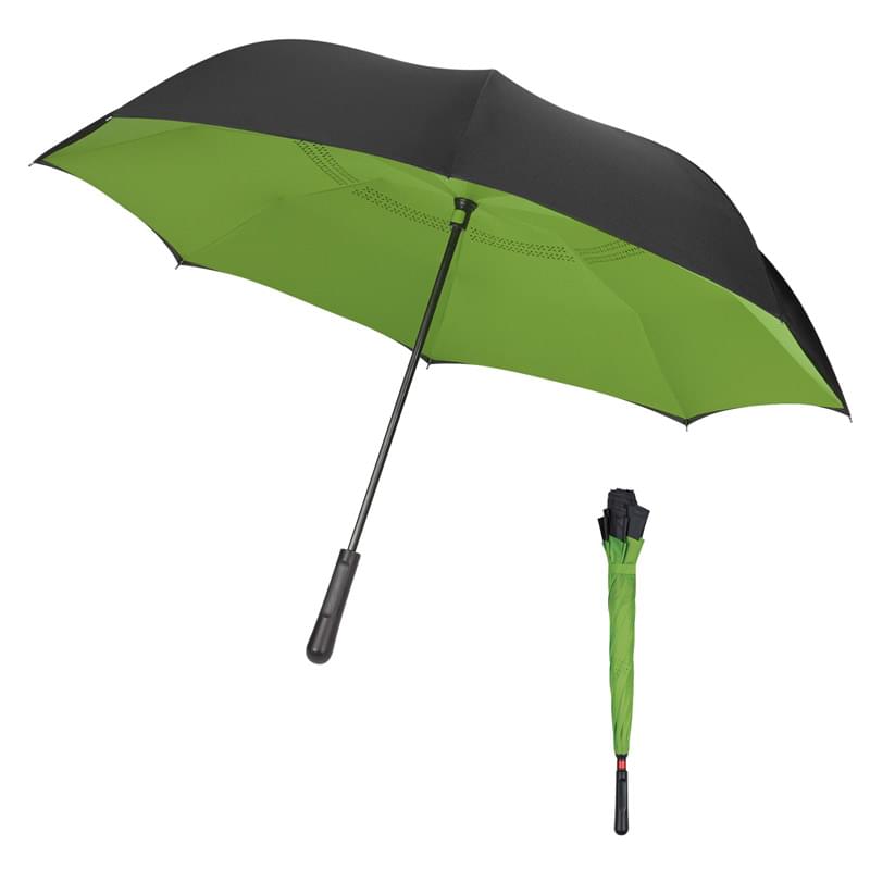 48" Arc Two-Tone Inversion Umbrella