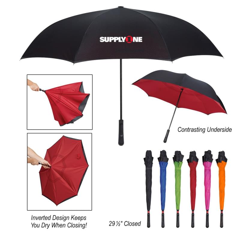 48" Arc Two-Tone Inversion Umbrella