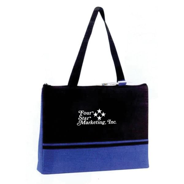 Slender Color Block Convention Tote Bag