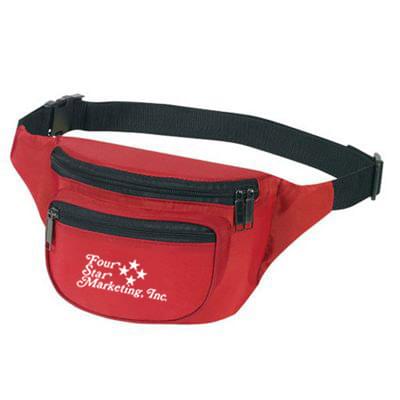 Three Zippered Fanny Pack