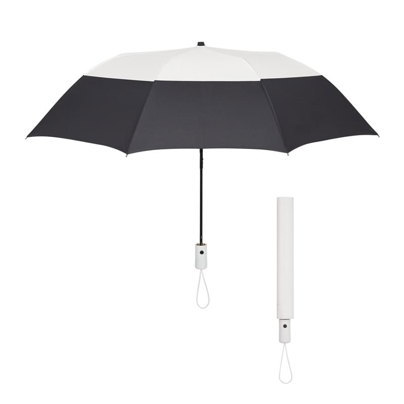 46" Arc Color Top Folding Umbrella