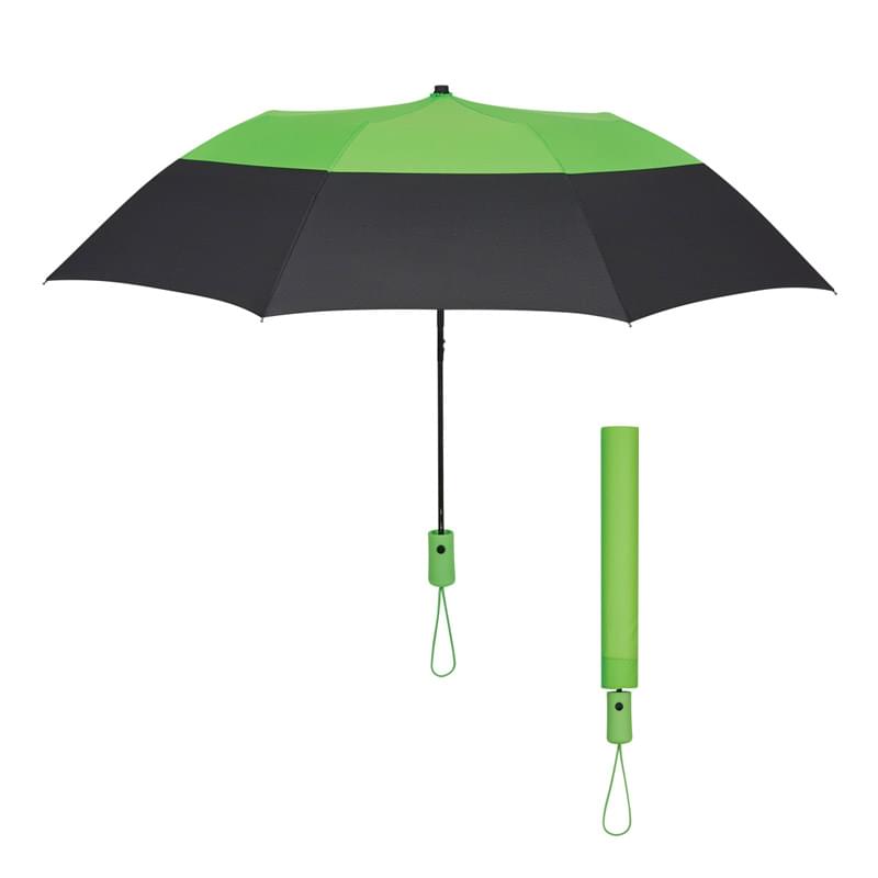 46" Arc Color Top Folding Umbrella