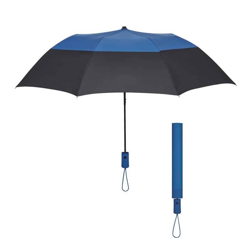 46" Arc Color Top Folding Umbrella