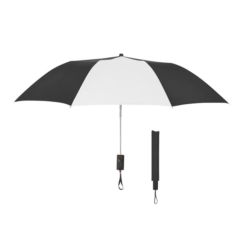 44" Arc Auto-Open Telescopic Folding Umbrella