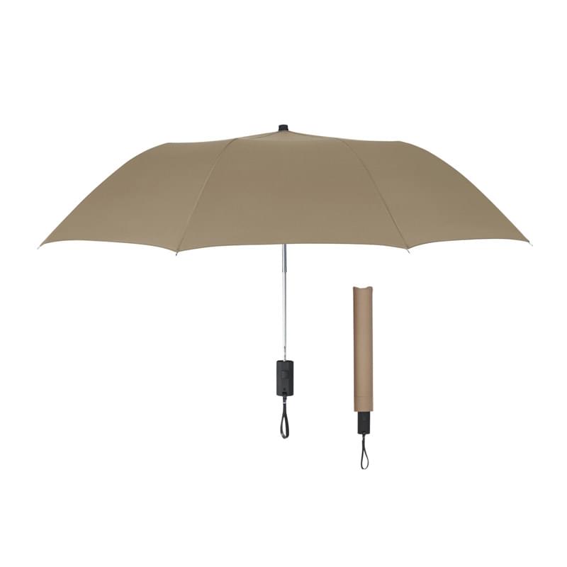 44" Arc Auto-Open Telescopic Folding Umbrella