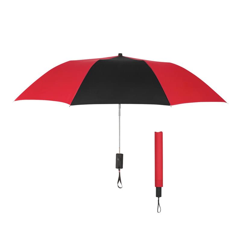 44" Arc Auto-Open Telescopic Folding Umbrella