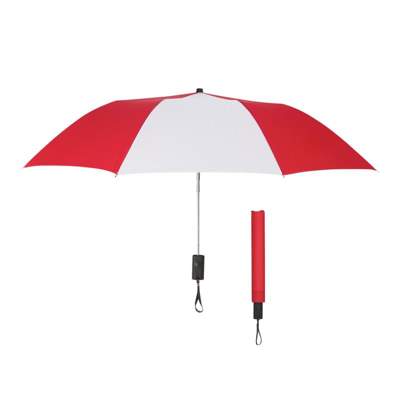 44" Arc Auto-Open Telescopic Folding Umbrella