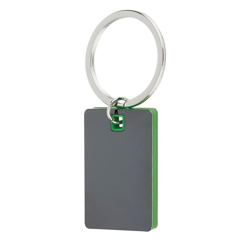 Color Block Mirrored Key Tag