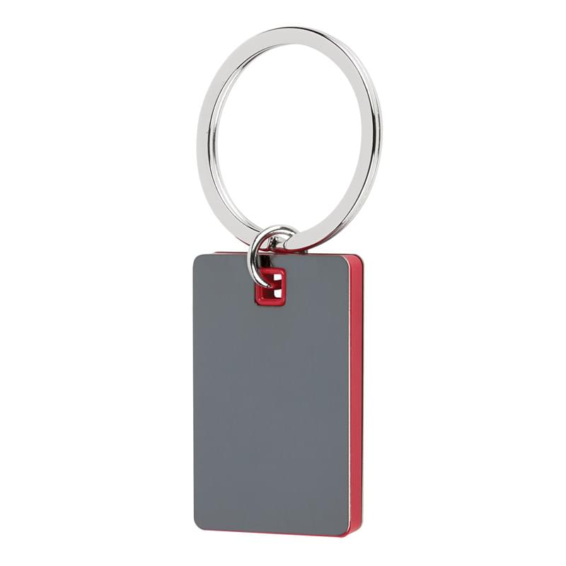 Color Block Mirrored Key Tag