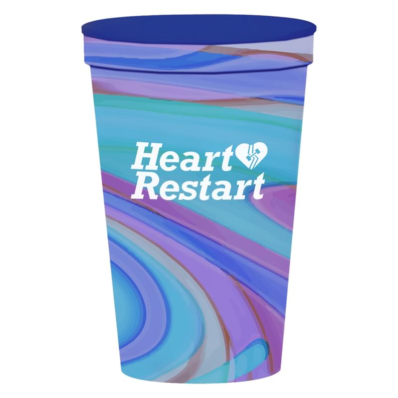 12 Oz. Full Color Stadium Cup