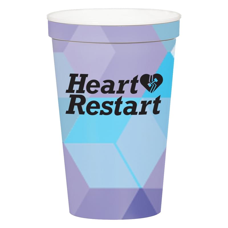 12 Oz. Full Color Stadium Cup