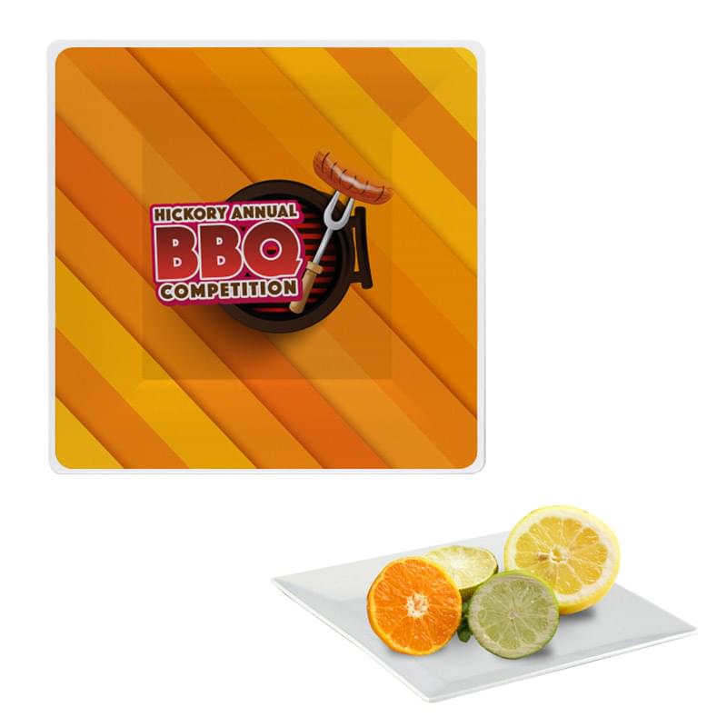 9 1/2" Full Color Square Plate