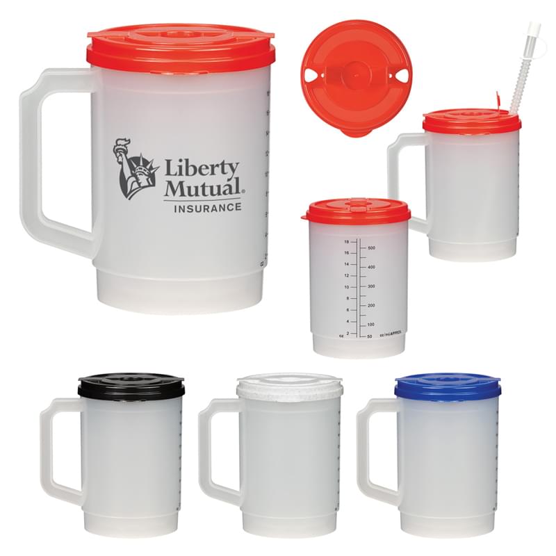 20 Oz. Medical Tumbler With Measurements