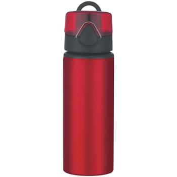 25 Oz. Aluminum Sports Bottle With Flip Top Lid