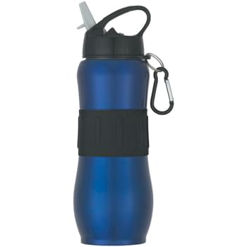 28 Oz. Stainless Steel Sport Grip Bottle