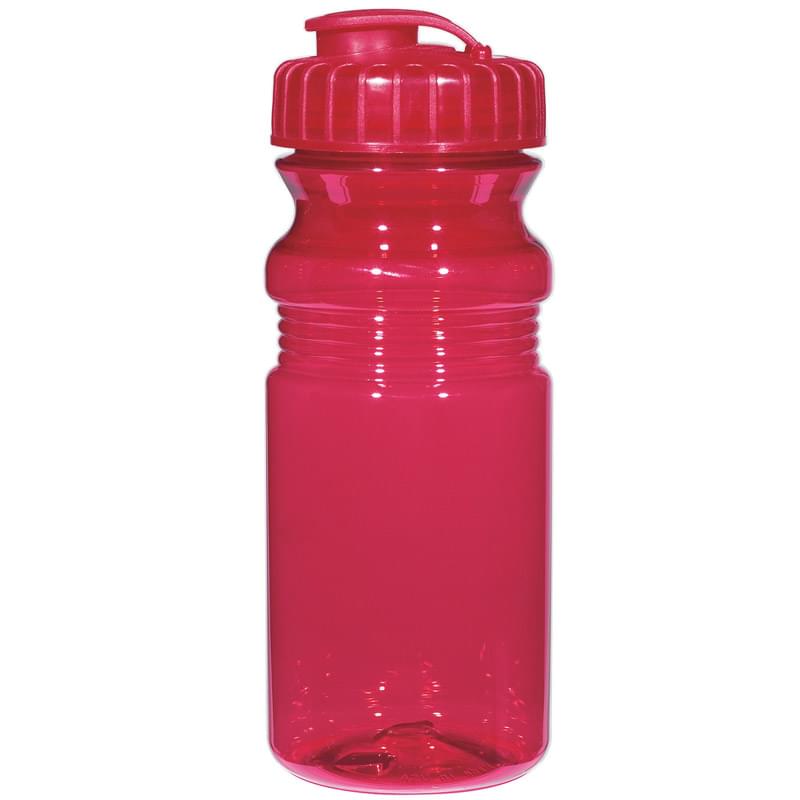 Poly-Clear™ 20 Oz. Fitness Bottle With Super Sipper Lid