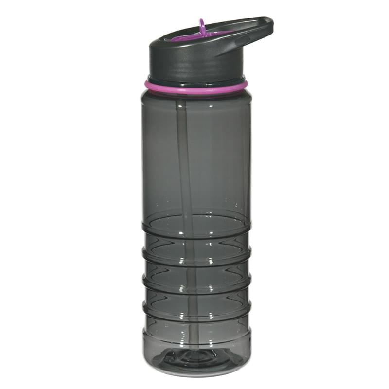24 Oz. Gripper Bottle With Straw