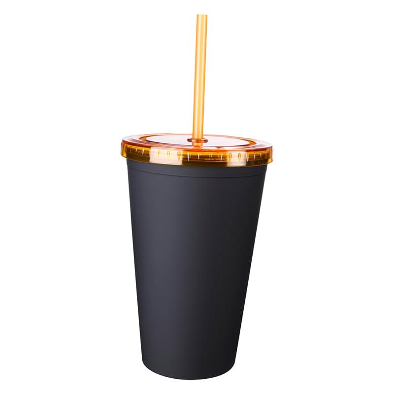 16 Oz. Newport Tumbler with Straw