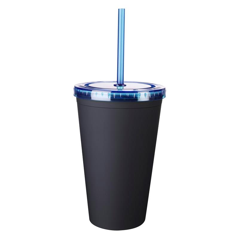 16 Oz. Newport Tumbler with Straw