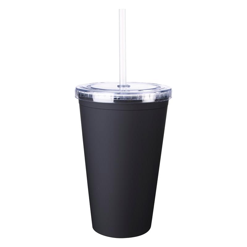 16 Oz. Newport Tumbler with Straw