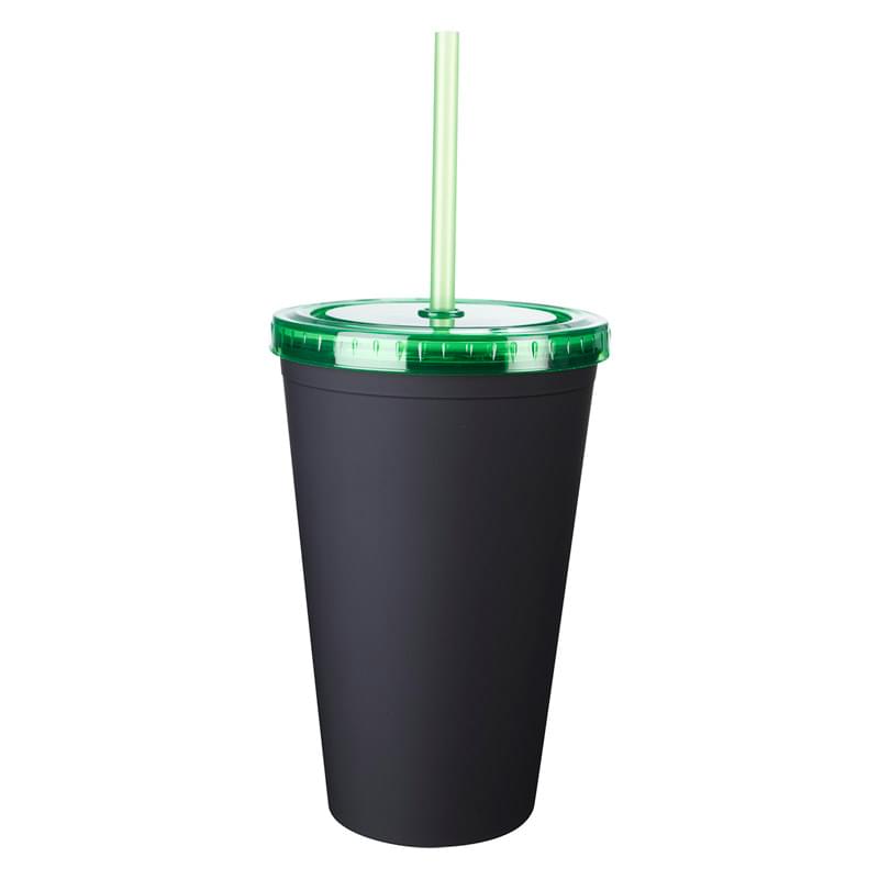 16 Oz. Newport Tumbler with Straw