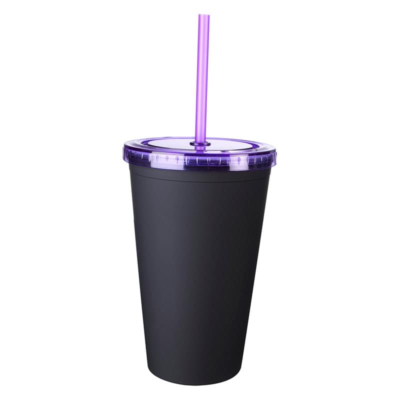 16 Oz. Newport Tumbler with Straw