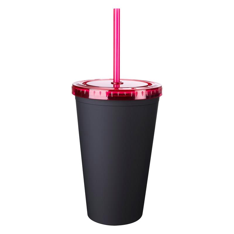 16 Oz. Newport Tumbler with Straw