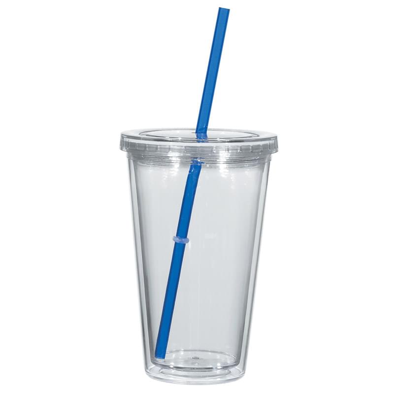 16 Oz. Double Wall Acrylic Tumbler With Insert