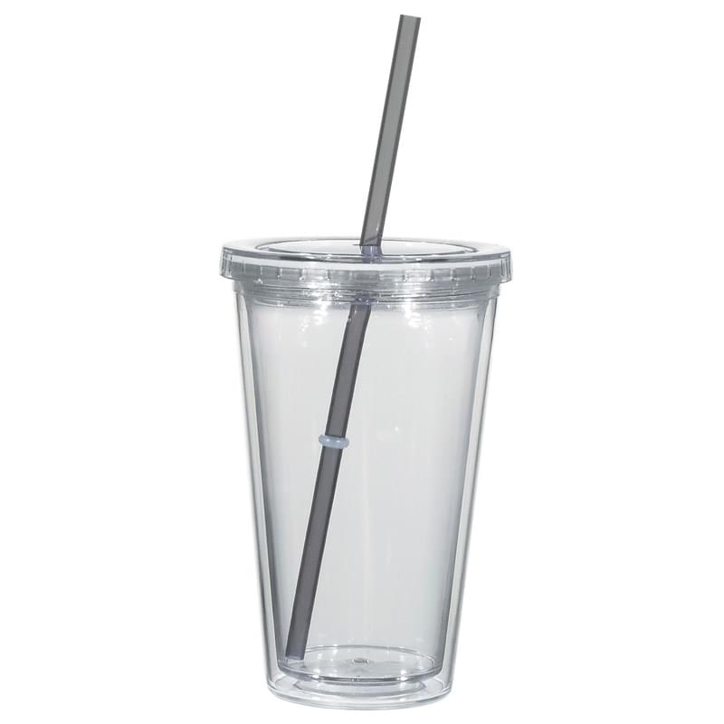 16 Oz. Double Wall Acrylic Tumbler With Insert