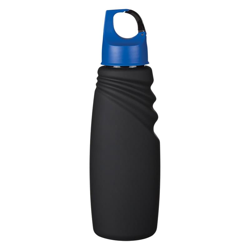 24 Oz. Matte Finish Crest Carabiner Sports Bottle