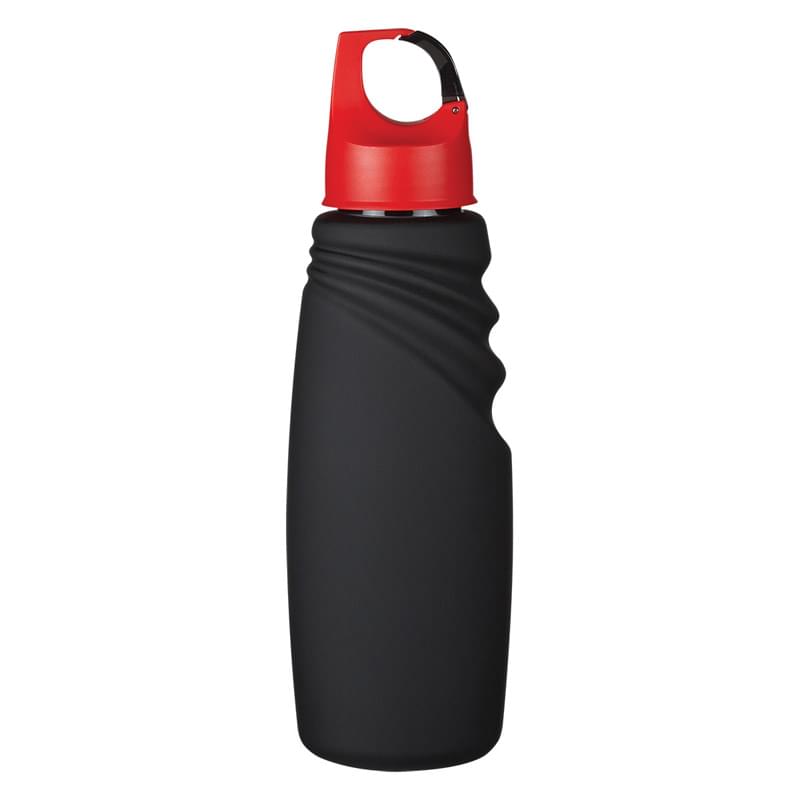 24 Oz. Matte Finish Crest Carabiner Sports Bottle