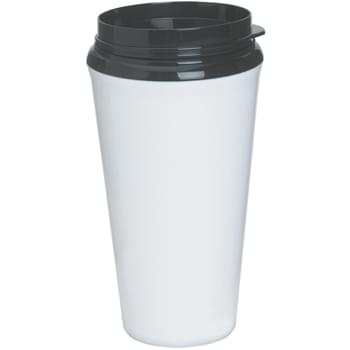 16 Oz. Infinity Tumbler With Plastic Sip Thru Lid