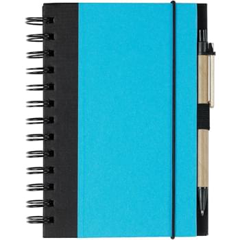 Eco-Inspired 5" X 7" Spiral Notebook & Pen