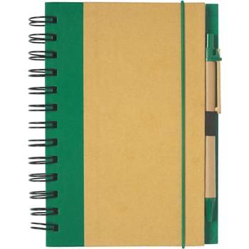 Eco-Inspired 5" X 7" Spiral Notebook & Pen