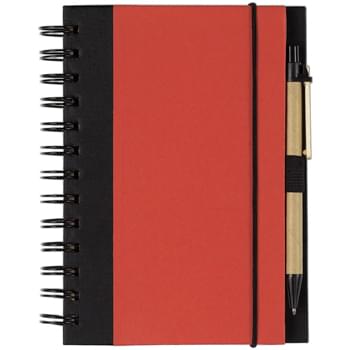 Eco-Inspired 5" X 7" Spiral Notebook & Pen
