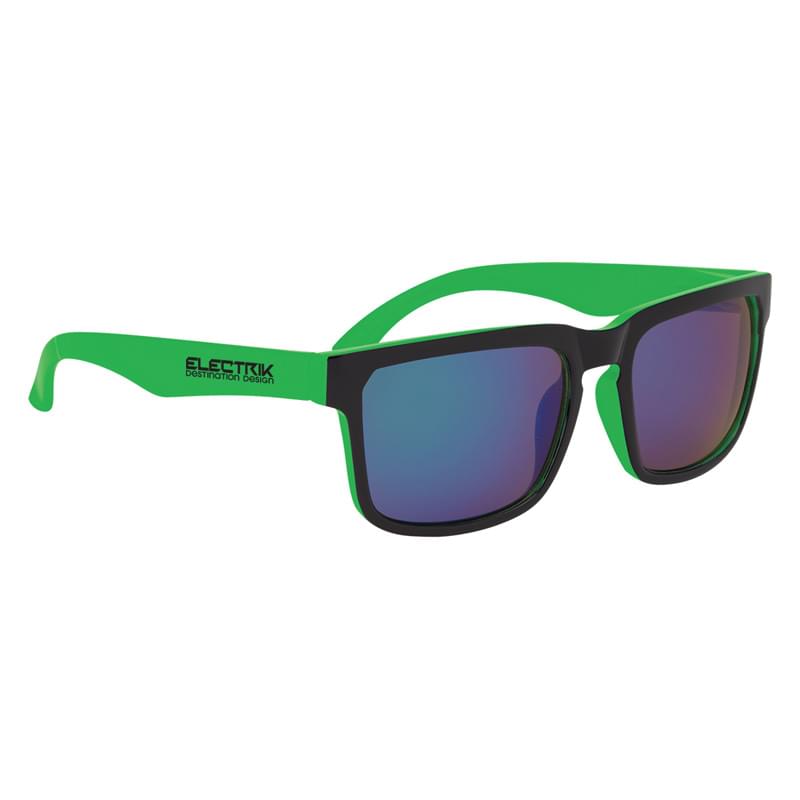 Crescent Mirrored Sunglasses