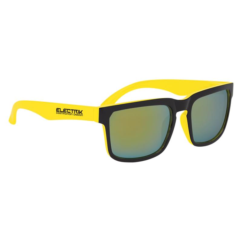 Crescent Mirrored Sunglasses