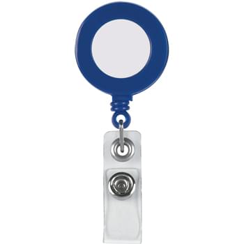 Retractable Badge Holder With Laminated Label