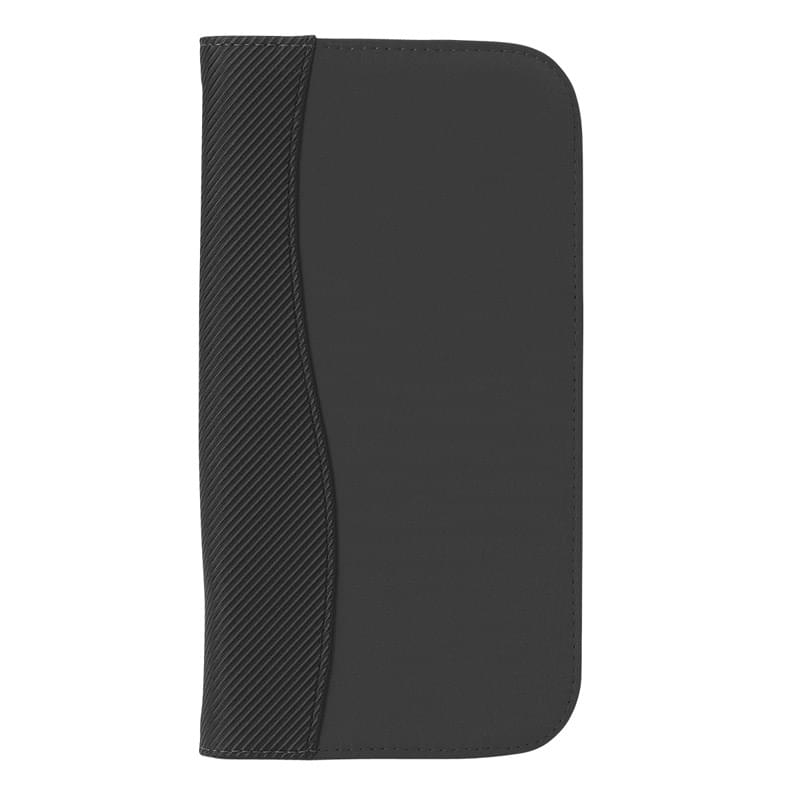 Microfiber Travel Wallet With Embossed PVC Trim