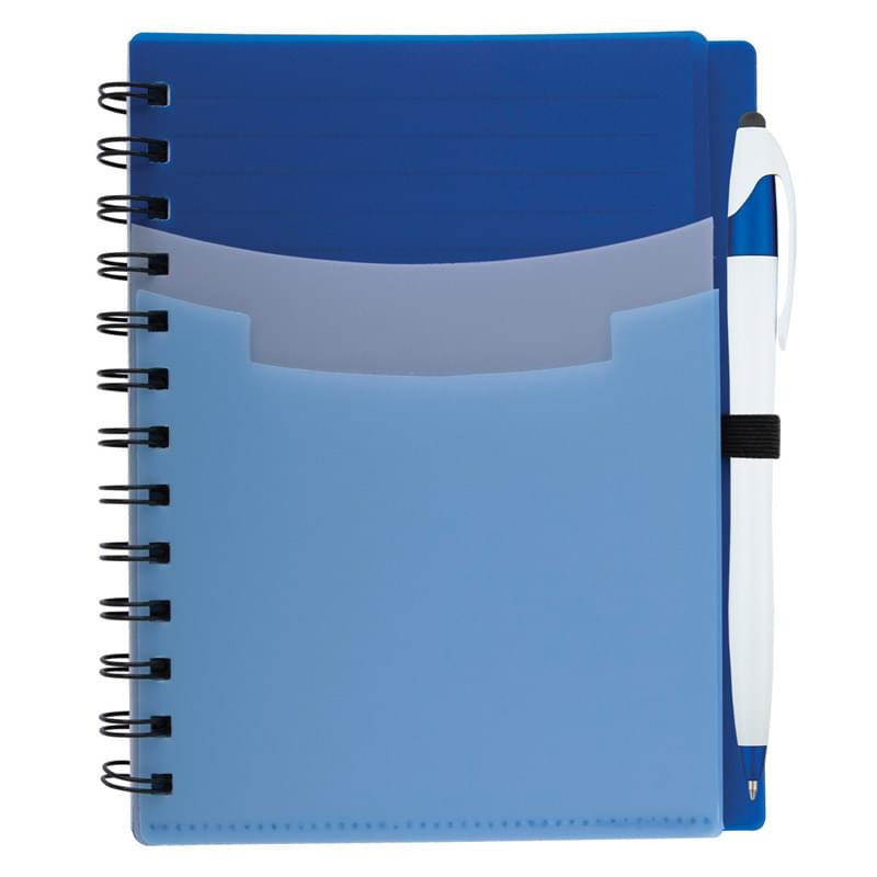 5" x 7" Tri-Pocket Notebook & Pen