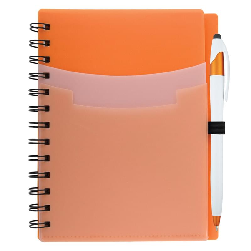 5" x 7" Tri-Pocket Notebook & Pen