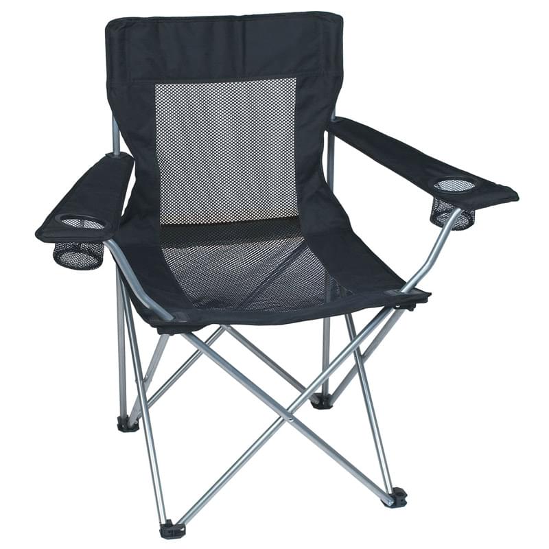 Mesh Folding Chair With Carrying Bag