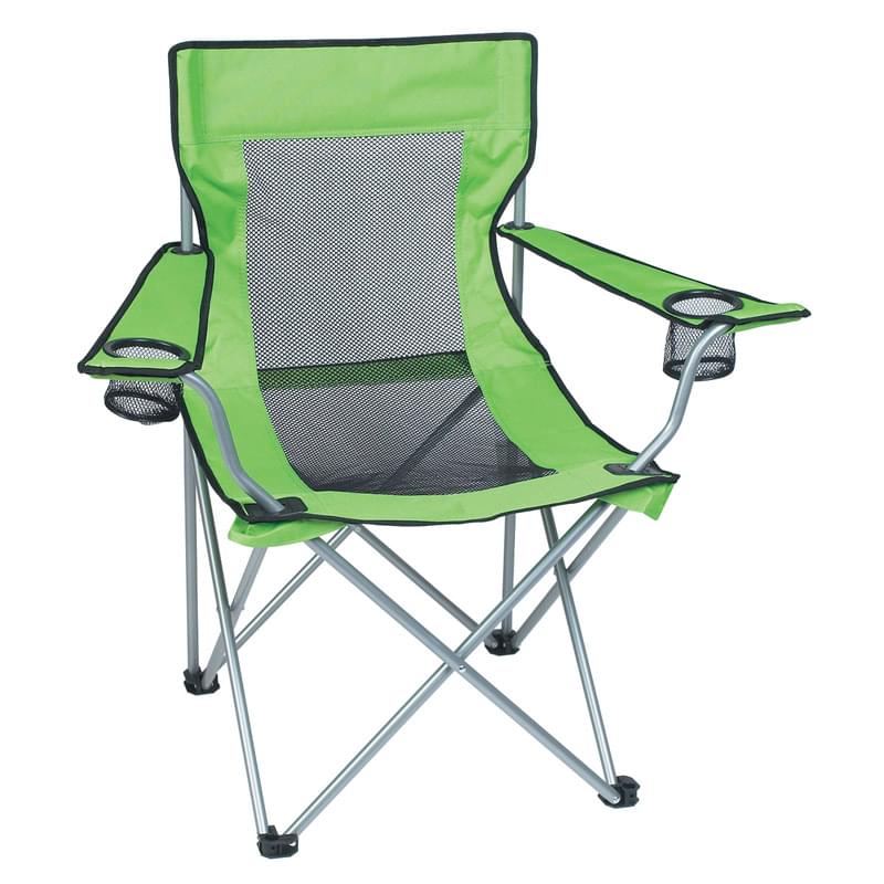 Mesh Folding Chair With Carrying Bag