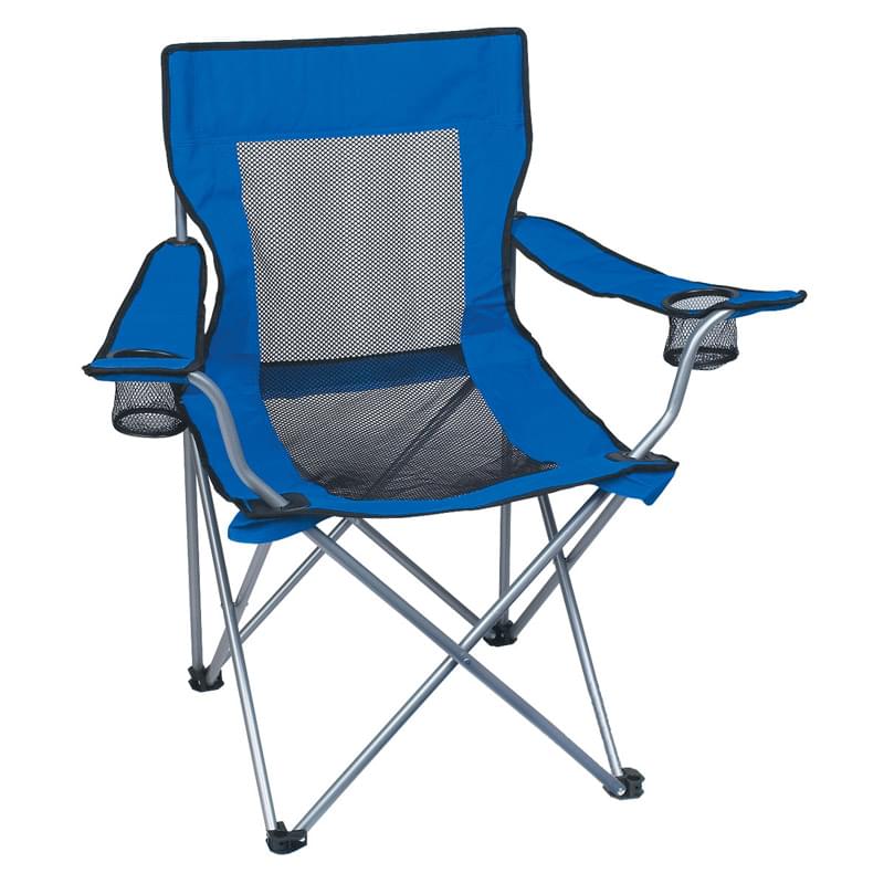 Mesh Folding Chair With Carrying Bag