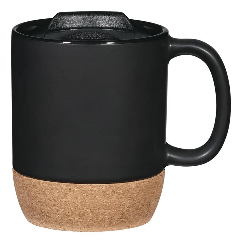 14 Oz. Cork Base Ceramic Mug