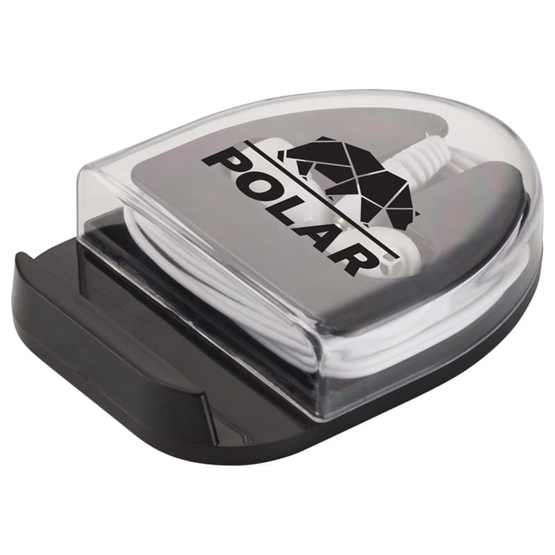 All-n-One Wired Earbuds with Phone Stand
